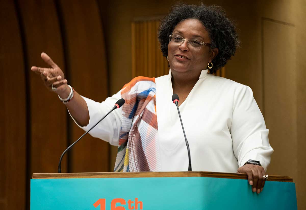 Prime Minister Mia Mottley