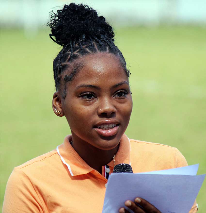 Racquel John, captain of Saint Lucia’s national football team