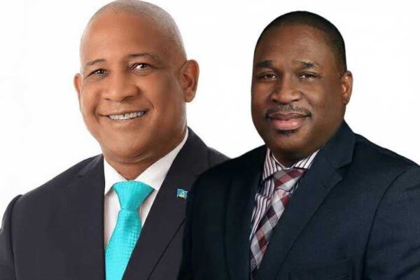 Tourism Minister Dr Ernest Hilaire and SLTA’s CEO Louis Lewis (Photo credit: SLTA)