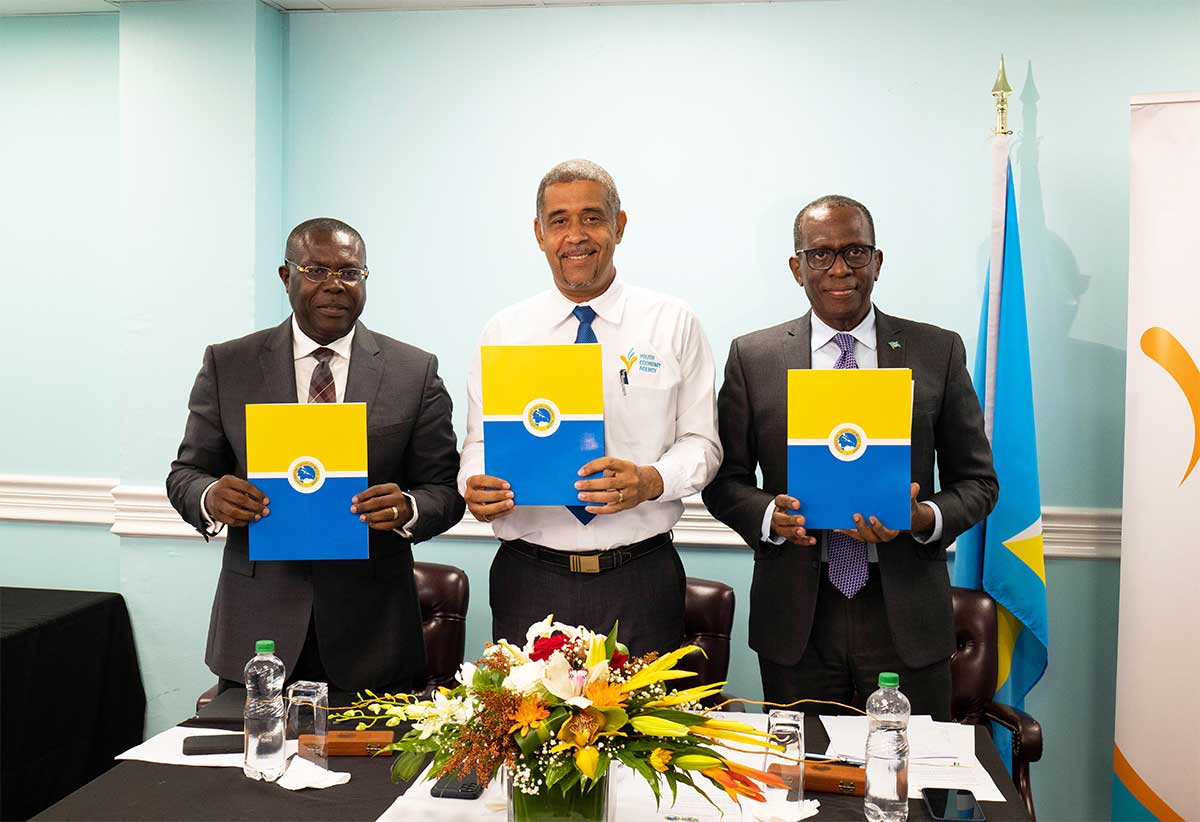 CDB, GOSL sign USD 7.6 million for funding YEA projects in Saint Lucia 