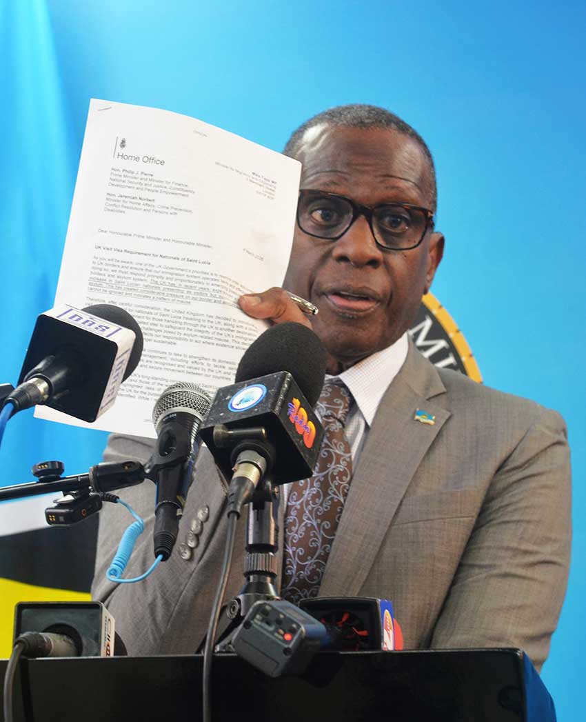 Prime Minister Philip J. Pierre