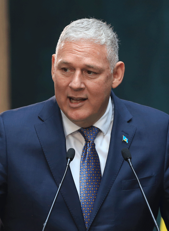 Leader of the Opposition Allen Chastanet