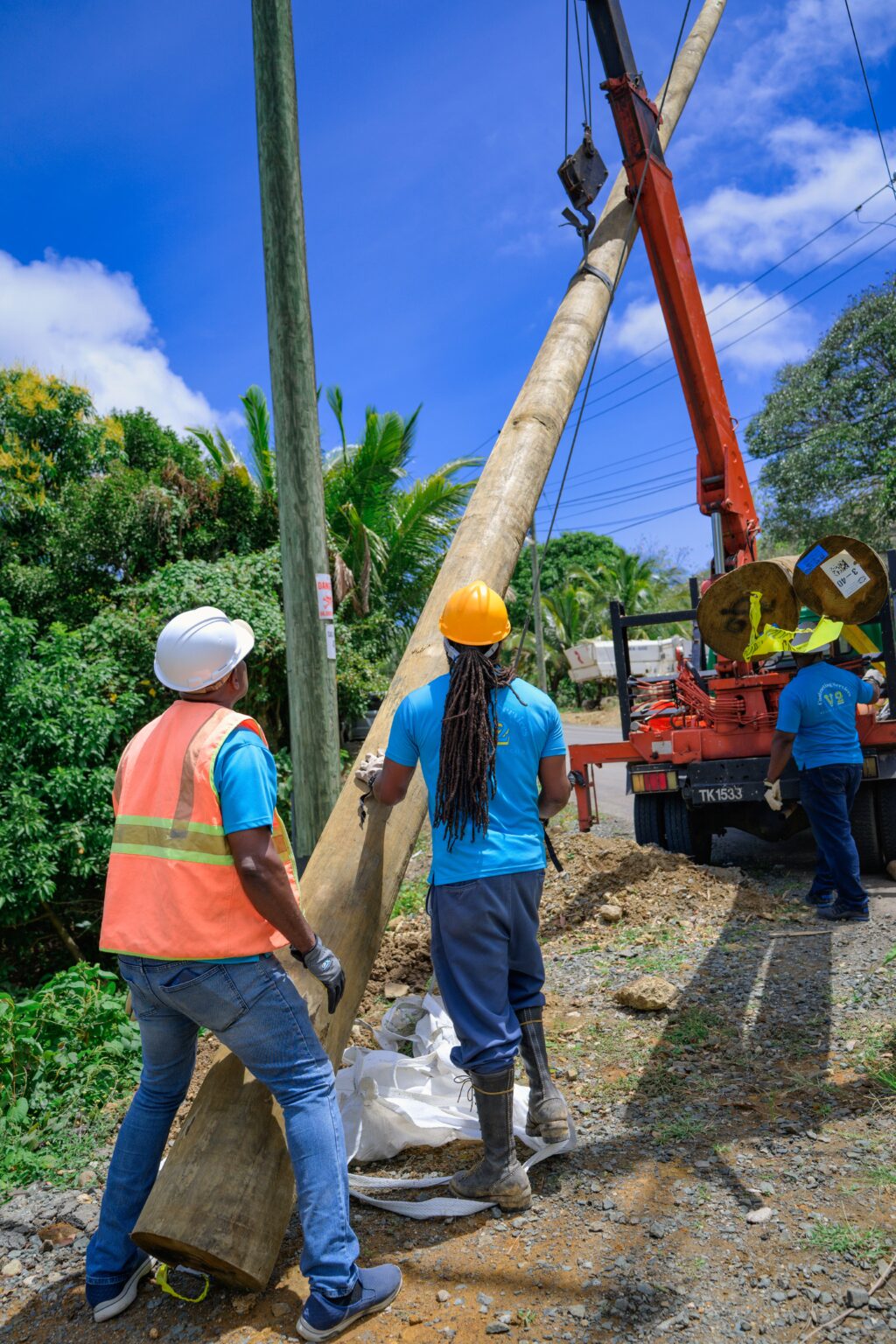 LUCELEC CONTINUES PHASED ELECTRICAL RELOCATION WORK ON NORBERT ROAD ...