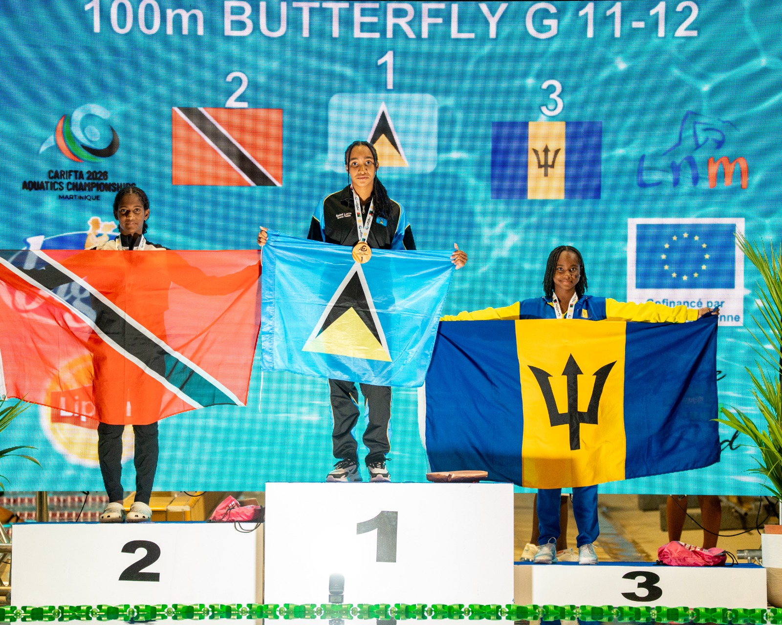 Parks Powers to Six Medals at CARIFTA Aquatics