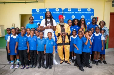 Capleton and BOSL representatives mentor students (Photo credit: BOSL)