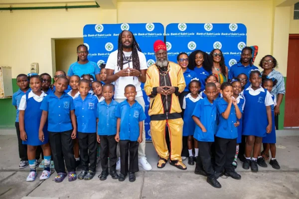 Capleton and BOSL representatives mentor students (Photo credit: BOSL)