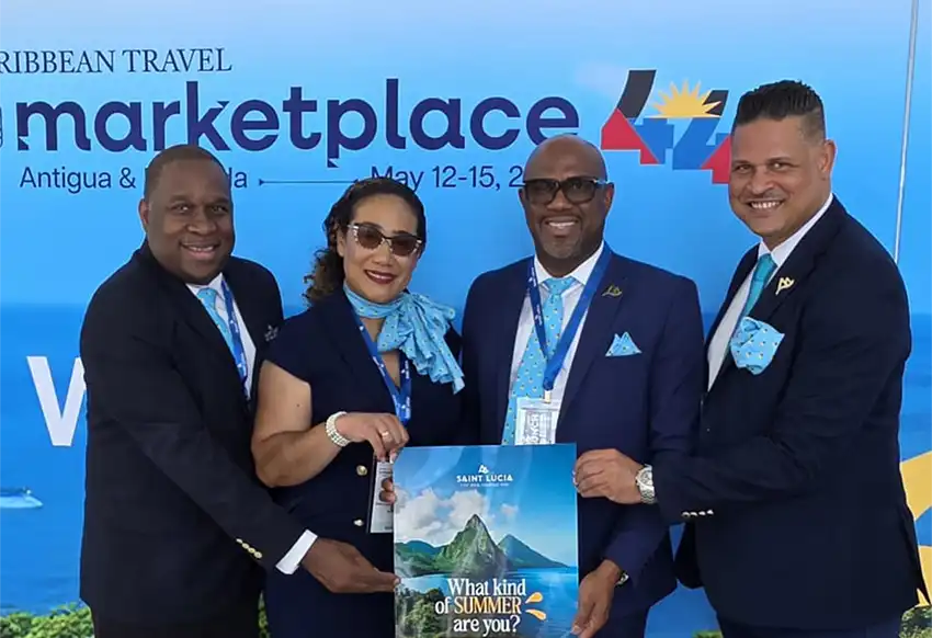 Saint Lucia Showcases Destination Strength at 44th Caribbean Travel Marketplace in Antigua