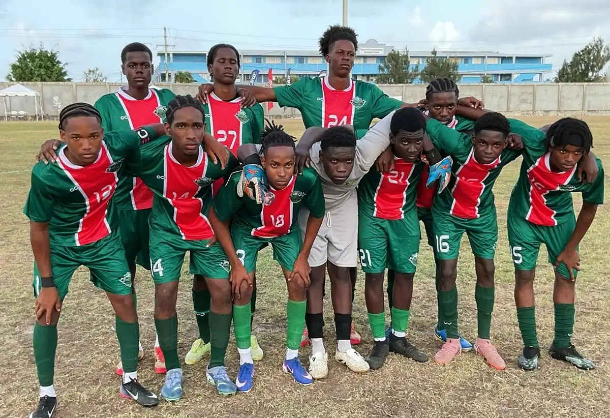 Roseau Valley U20 team [Photo credit : SLFA]