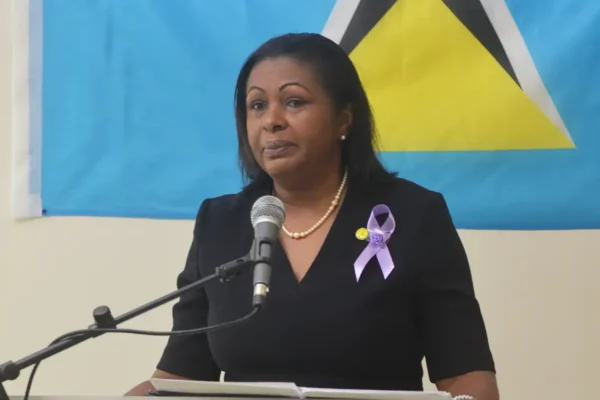 Former Central Castries MP and Speaker of the House, Sarah Flood-Beaubrun