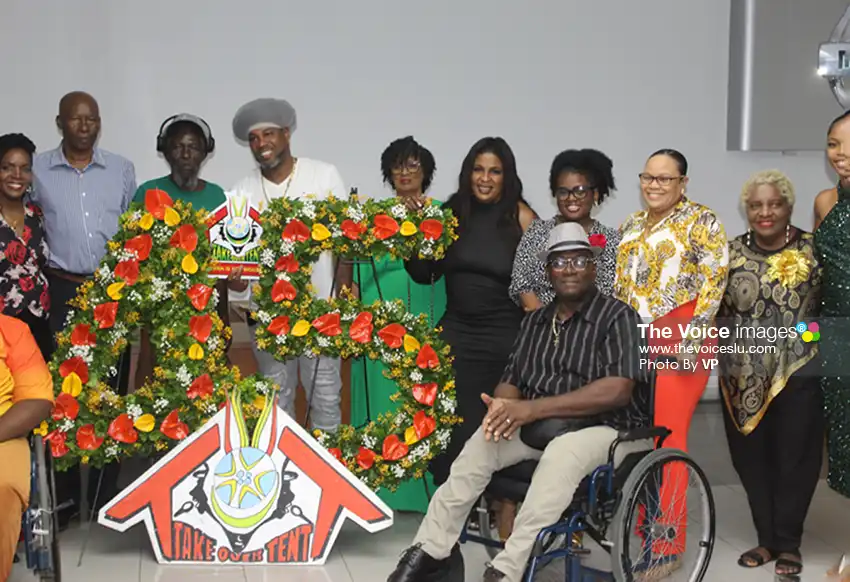 Tent stalwarts, management personnel and artists at the launch