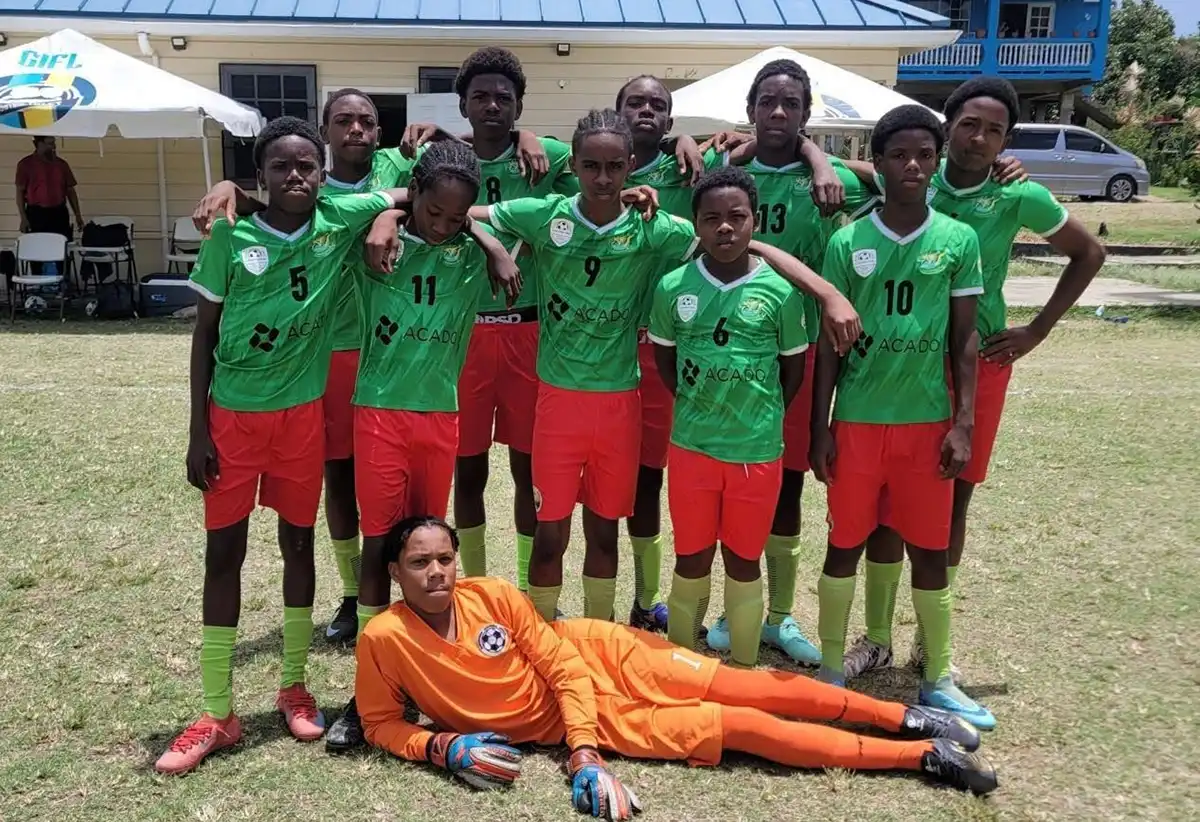 Babonneau Under -14 team [Photo Credit: SLFA]