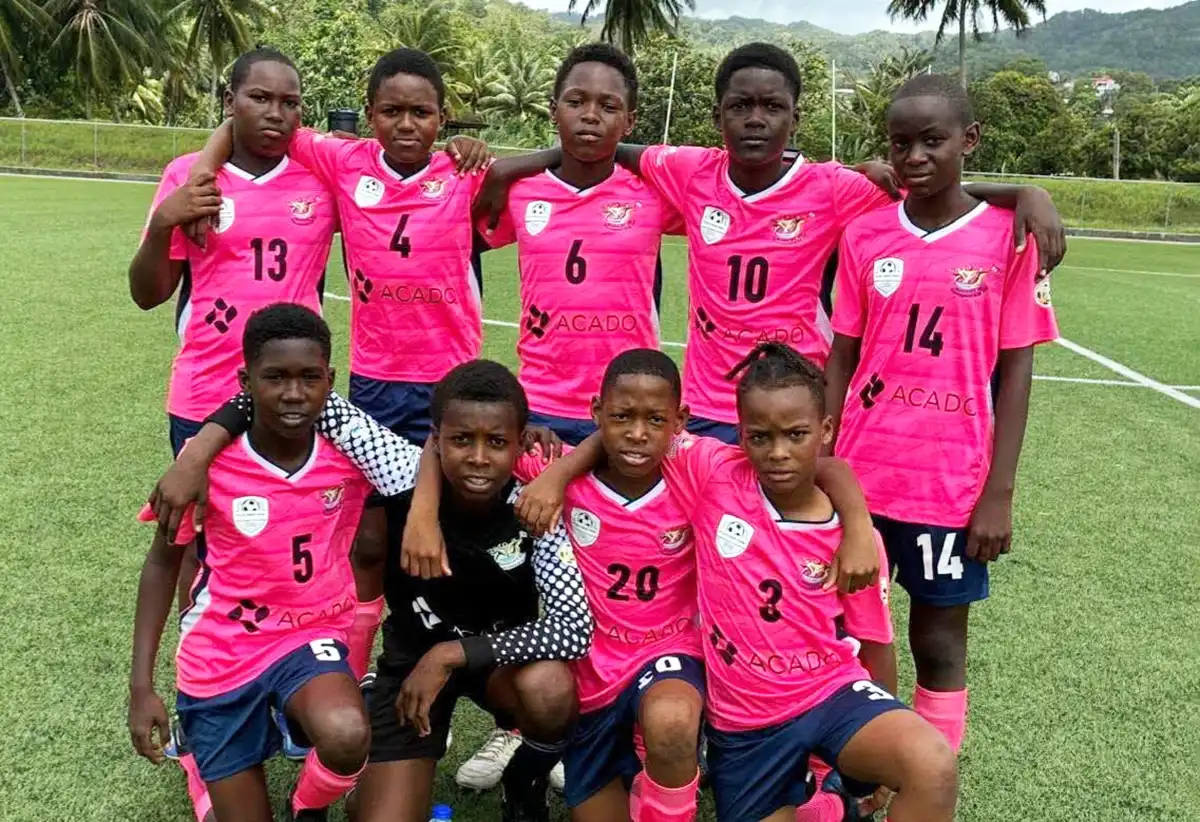 Desruisseaux Football team [Photo credit : SLFA] 