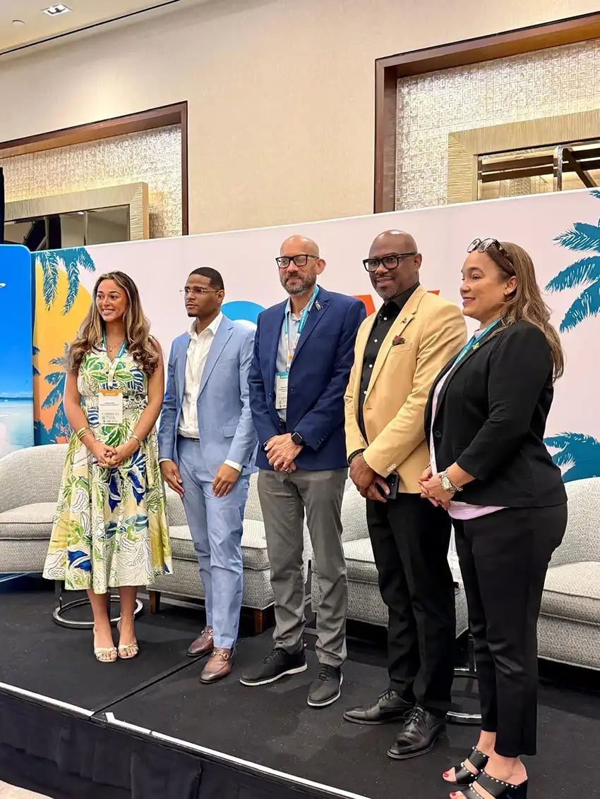 SLTA’s Dexter Percil (2nd right) alongside other representatives at the CTO forum [Photo credit : SLTA]