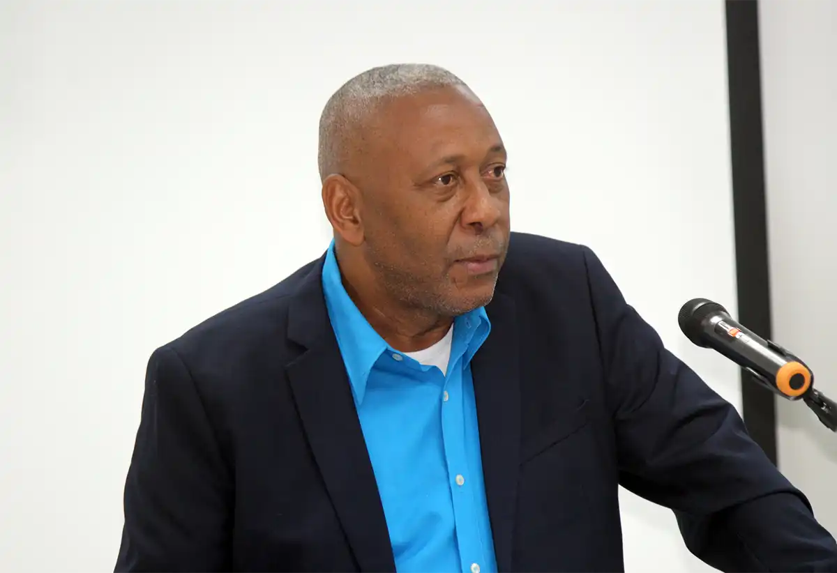 Lyndon Cooper, President of the Saint Lucia Football League Inc.