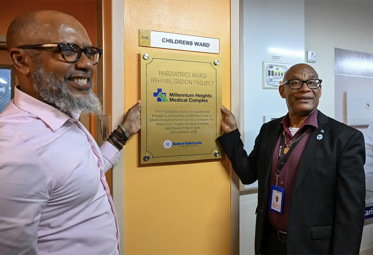 Bank of Saint Lucia Unveils the New Millennium Heights Medical Centre’s Paediatrics Ward
