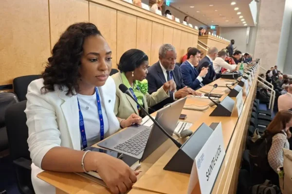 Saint Lucian tripartite delegation to Geneva [Photo credit : GOS]