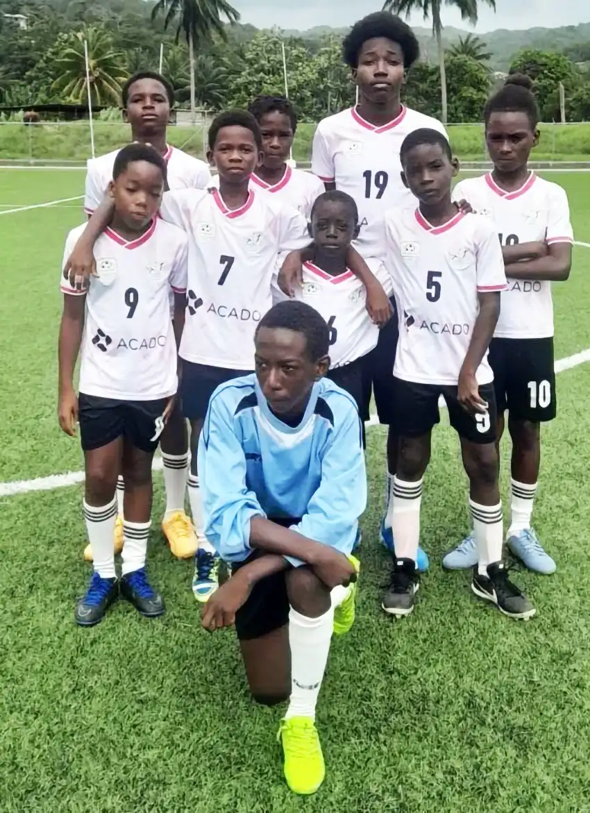 Anse La Raye Boys U-12 football team [Photo credit: SLFA] 