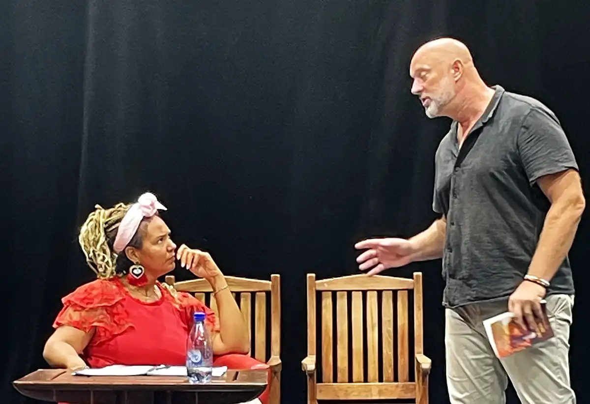 Dr. Travis Weekes Leads Theatre Workshop in Martinique