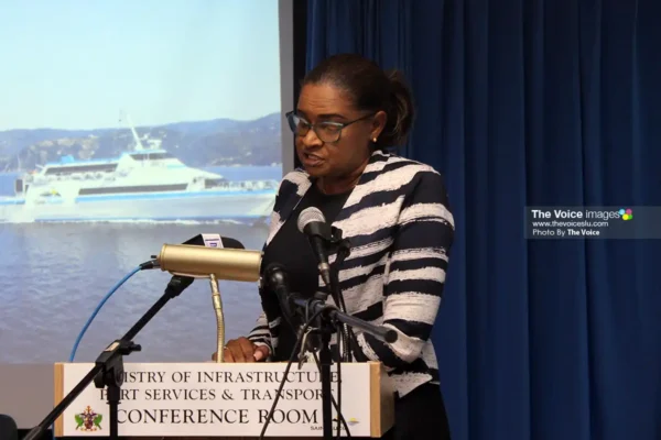 Lorraine Matthew, Permanent Secretary in the Ministry of Infrastructure, Port Services and Energy [Photo Credit: The Voice]