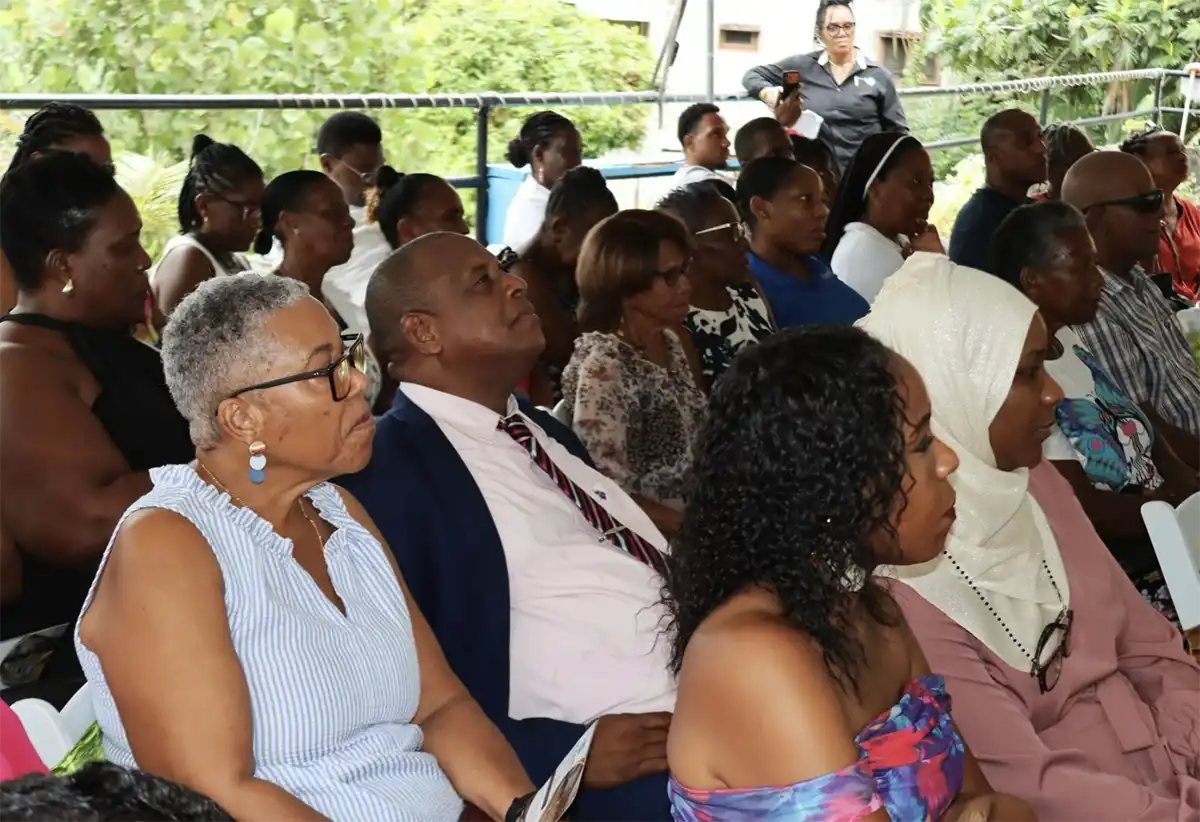 Some of the attendees at the recognition ceremony for the Iconic Laborian Centre unveiling ceremony.