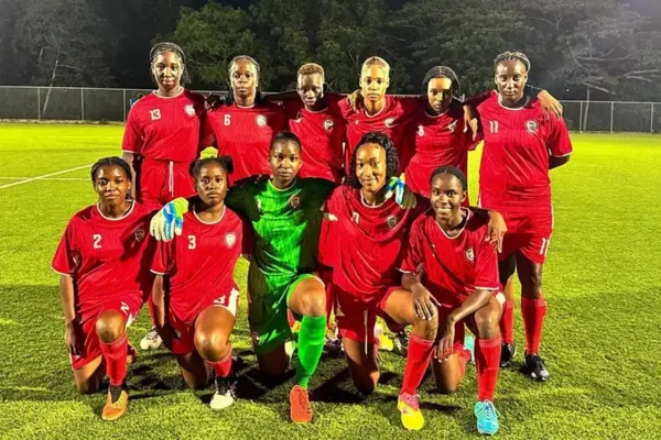 Dennery Female football team [Photo credit : SLFA]