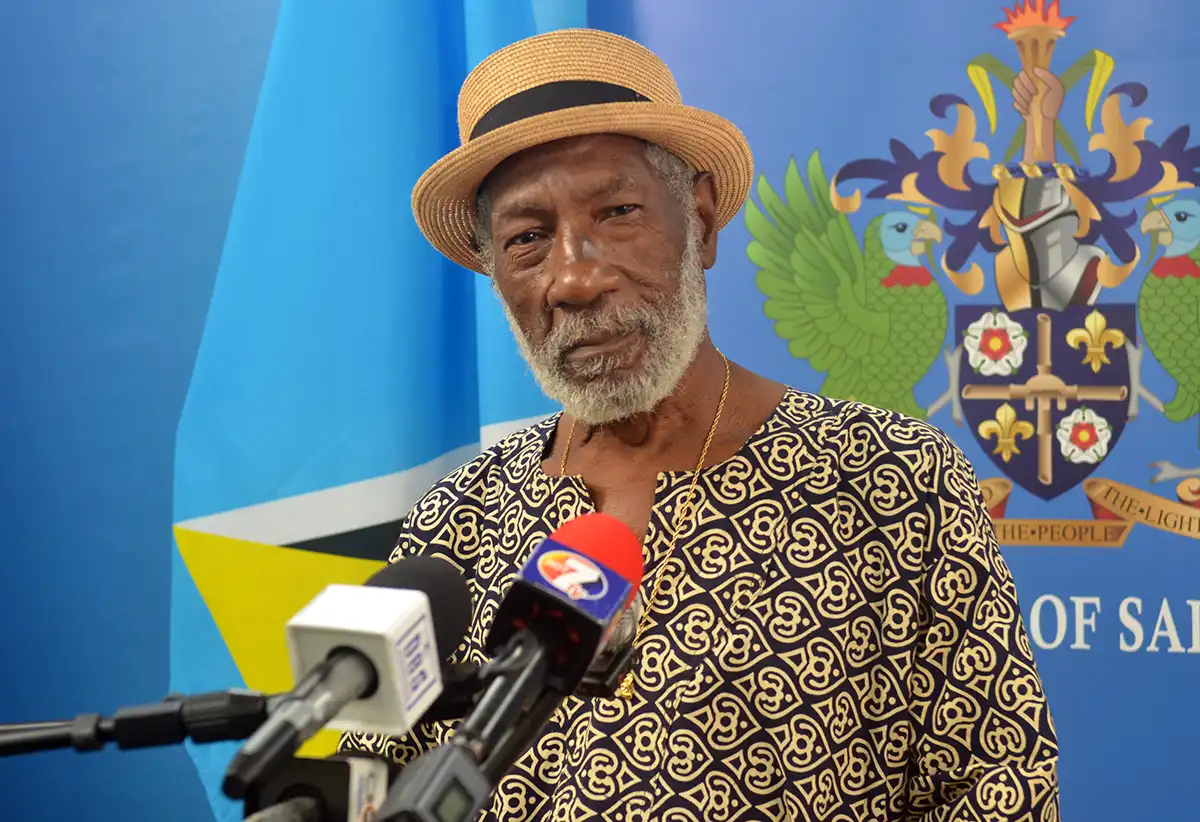 Chairman of the National Reparations Committee (NRC) and St. Lucia’s Envoy on Reparations Earl Bousquet 