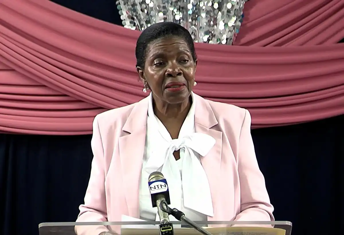 Minister for Equity, Social Justice, Gender and Older Persons, Hon. Emma Hippolyte [Photo credit: Ministry of Equity]