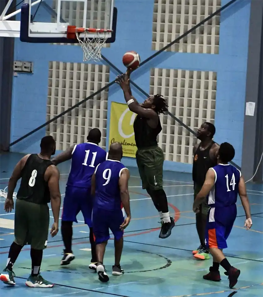Ministry of Finance takes on Police at the BIF [Photo credit : MYDS] 