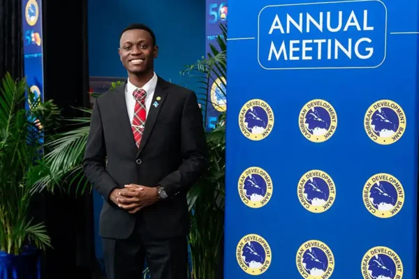 Naeem Philbert, Co-Chair of the CDB Future Leaders Network [Photo Credit: CDB]