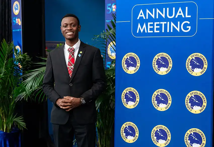 HISTORY MADE | Saint Lucian Elected Youngest-Ever Co-chair of the CDB Future Leaders Network