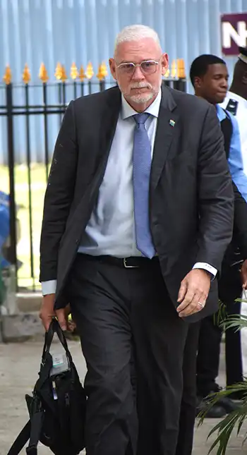Opposition Leader, Allen Chastanet