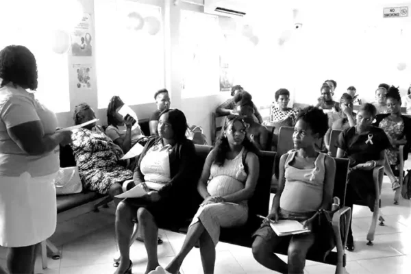 Participants at the breast-feeding workshop [Photo credit :MOH]