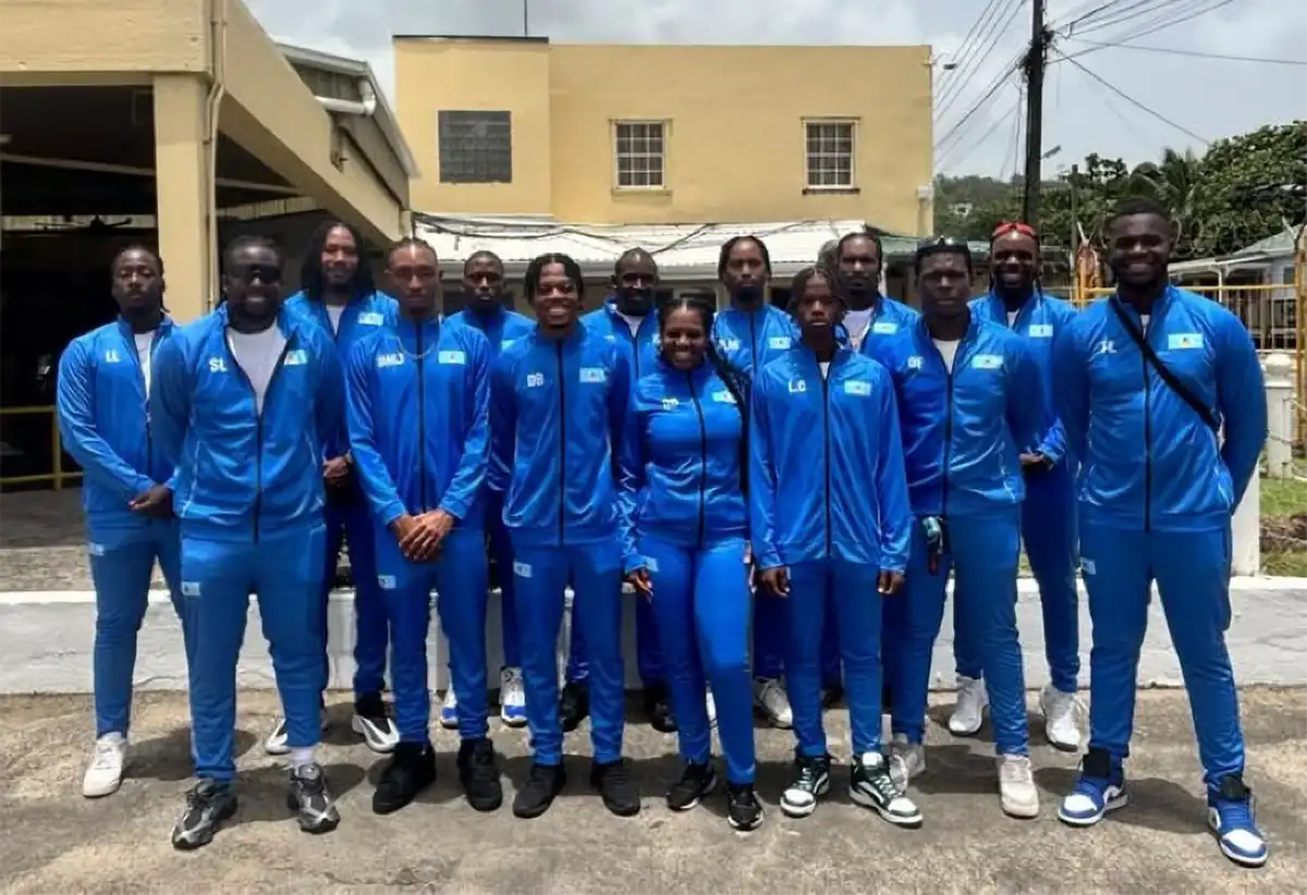 Team Saint Lucia volleyball squad