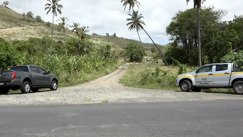 The stretch of road from Canelles to Vigé to be rehabilitated.