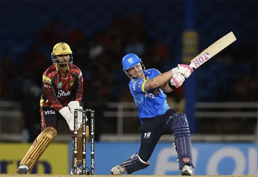 Tim Seifert hit five sixes in his unbeaten century • CPL T20