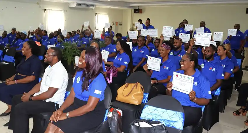 During the special recognition and certificate ceremony, the graduates were encouraged to consider themselves not only farmers, but also agricultural entrepreneurs