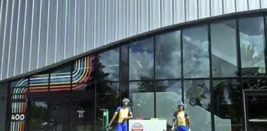 Denver and Benjamin at UCI Satelite Center in Bromont Canada. (Photo Credit: SLCA)