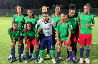 Desruisseaux Women football team [Photo credit: SLFA]
