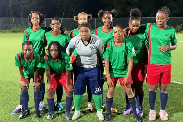 Desruisseaux Women football team [Photo credit: SLFA]