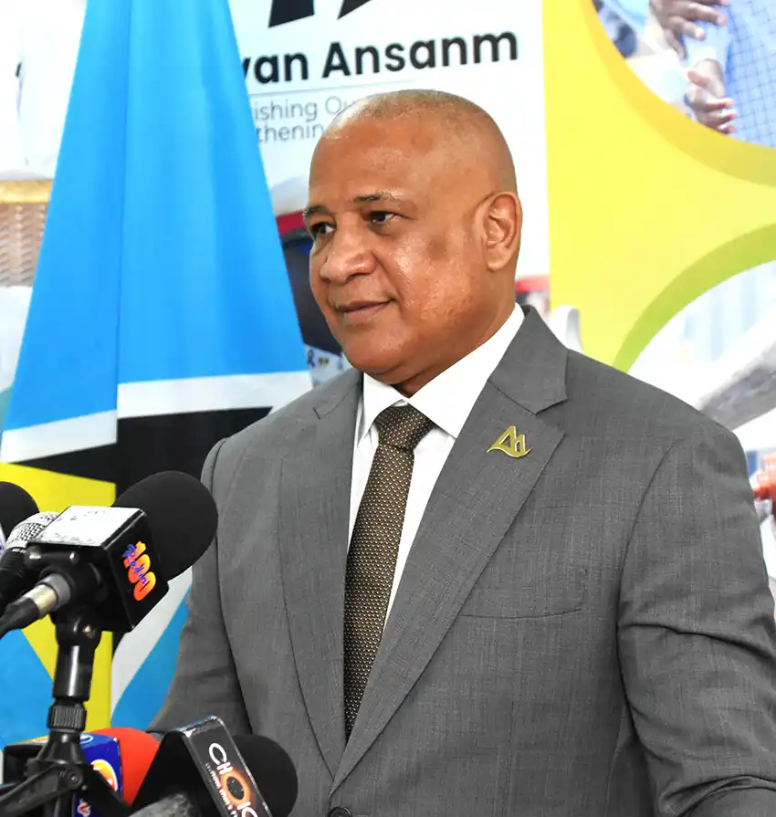 Dr. Ernest Hilaire, Minister for Tourism, Commerce, Investment, Creative Industries, Culture and Heritage
