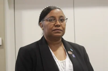 Director of Meteorological Services, Ms. Vigil Saltibus [Photo Credit: MOI]