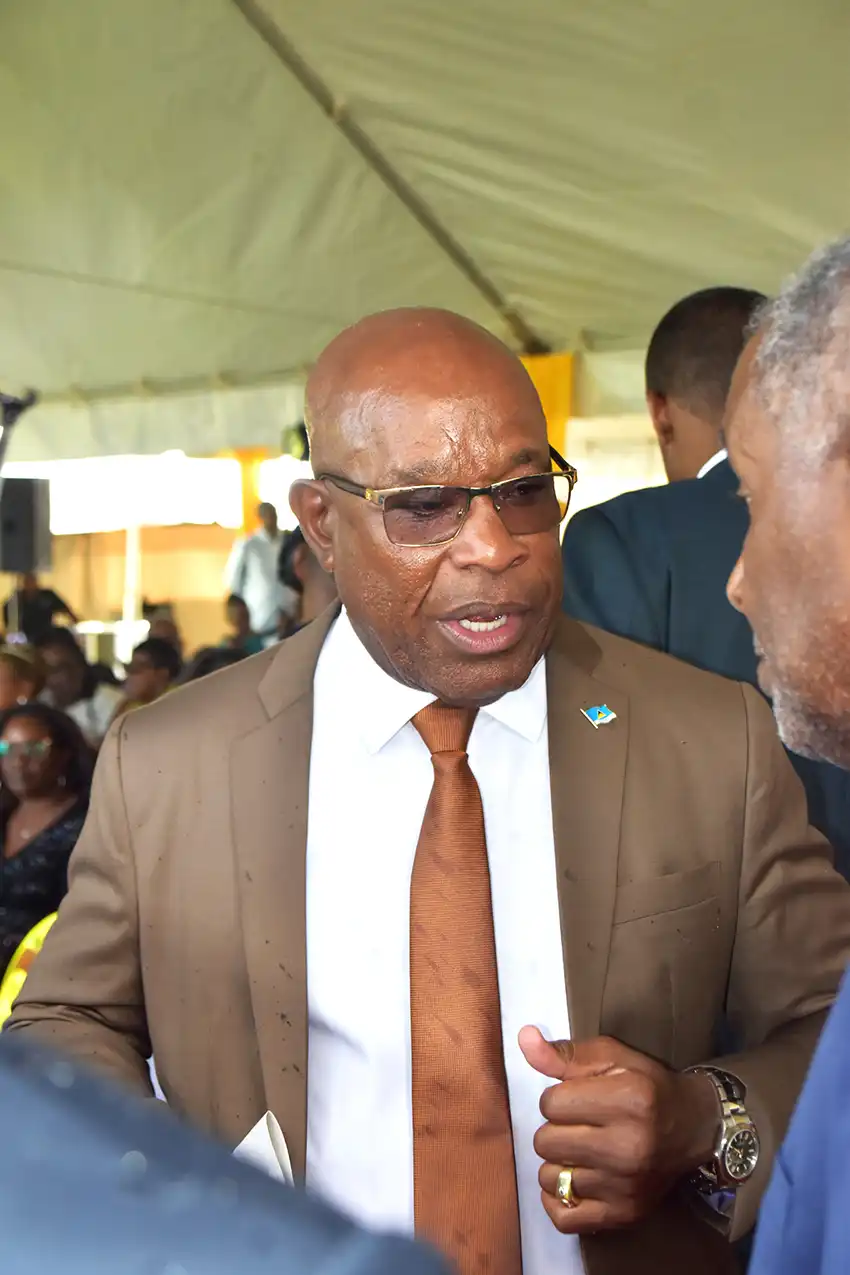 Member of Parliament (MP) for Central Castries, Richard Frederick