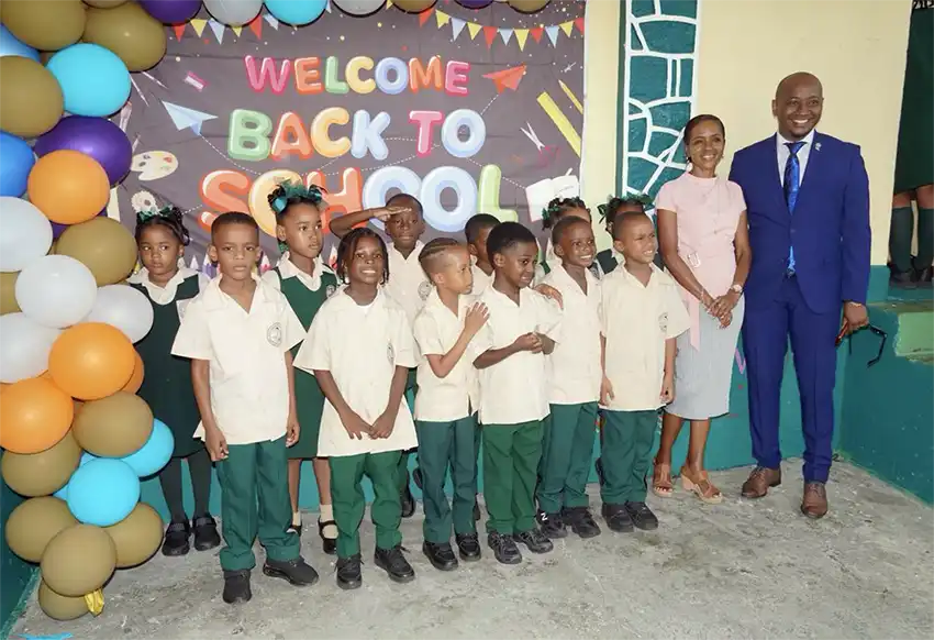 Saint Lucian Students Excitedly Begin New School Term