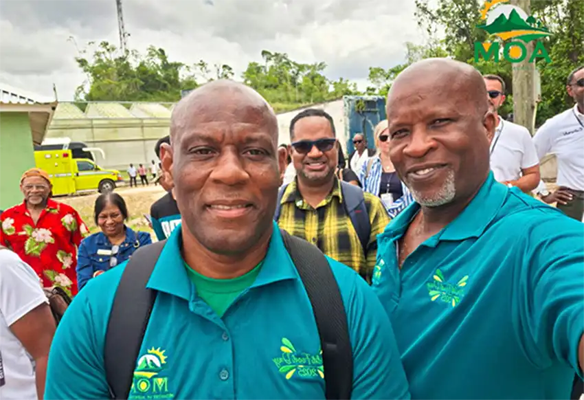Saint Lucia’s representatives at the CWA 2026 [Photo credit: MOA]