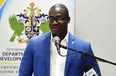 Sports Minister Kenson Casimir [Photo credit: MYDS]