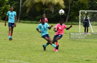 Desruisseaux takes on Marchand in U-12 semi-finals (Photo credit: THE VOICE)