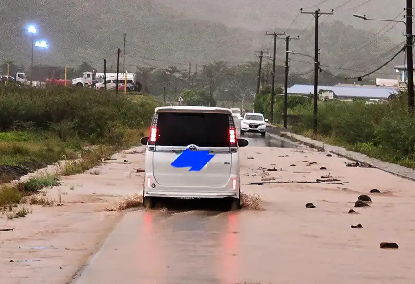 Saint Lucia Experiences Heavy Rainfall and Thunderstorms